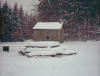 "Le" Pavillon et "Les" chutes de neige