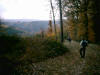 arrt technique et vue en arrire plan sur l'Erpeskof (plus de 860 m)