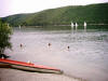 pique nique au bord du Rursee et natation pour plusieurs d'entre nous